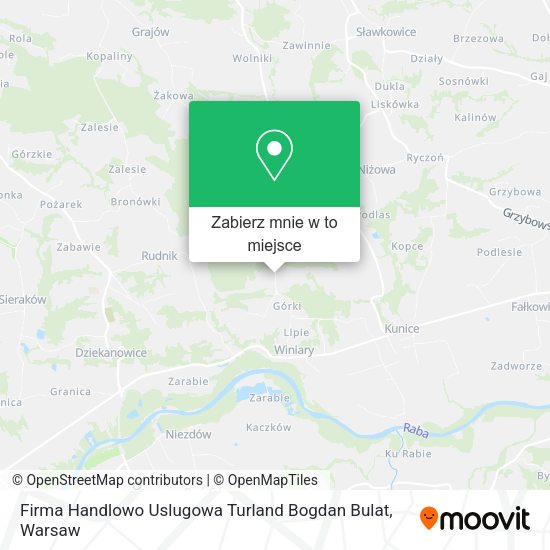 Mapa Firma Handlowo Uslugowa Turland Bogdan Bulat
