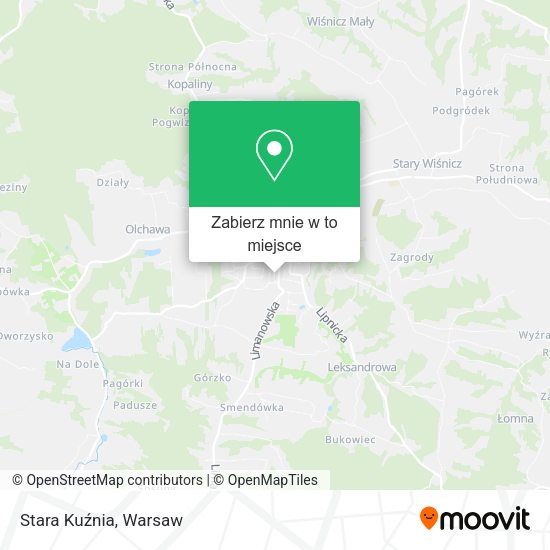 Mapa Stara Kuźnia