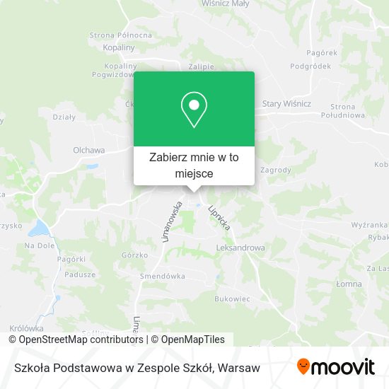 Mapa Szkoła Podstawowa w Zespole Szkół