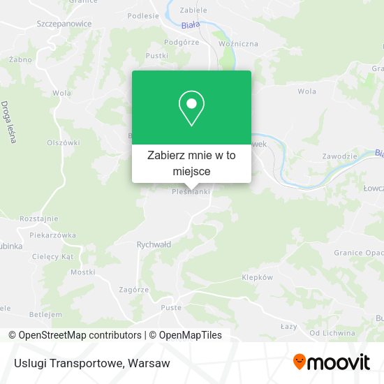 Mapa Uslugi Transportowe