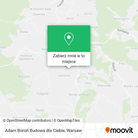 Mapa Adam Boroń Budowa dla Ciebie