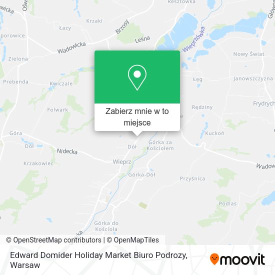 Mapa Edward Domider Holiday Market Biuro Podrozy