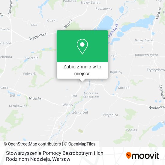 Mapa Stowarzyszenie Pomocy Bezrobotnym i Ich Rodzinom Nadzieja