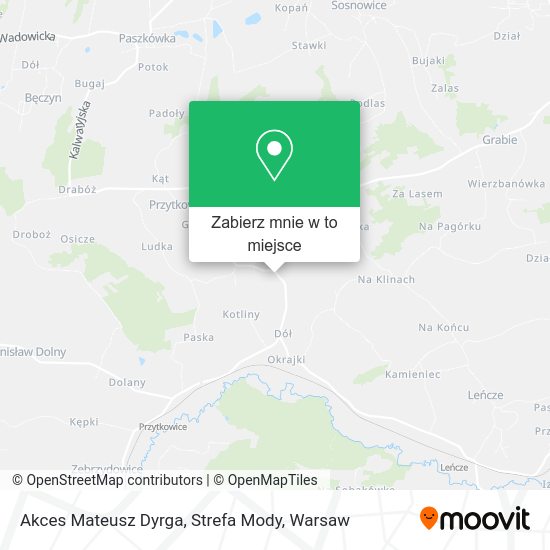 Mapa Akces Mateusz Dyrga, Strefa Mody