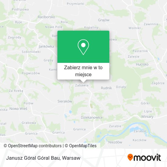 Mapa Janusz Góral Góral Bau