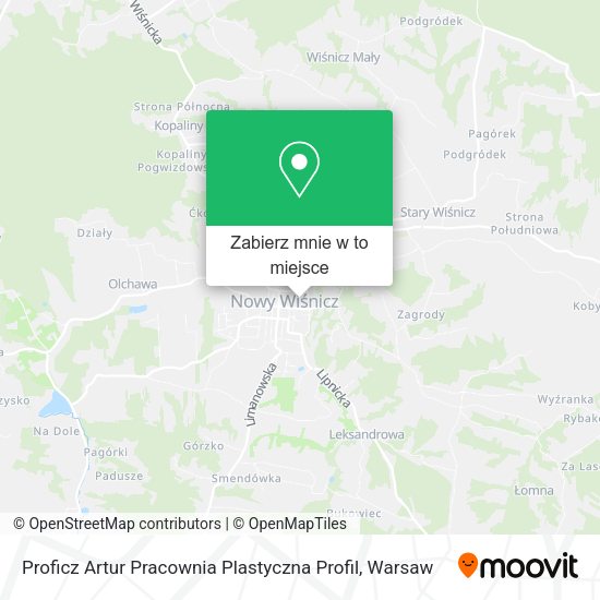 Mapa Proficz Artur Pracownia Plastyczna Profil