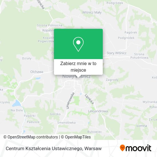 Mapa Centrum Kształcenia Ustawicznego