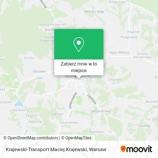 Mapa Krajewski-Transport Maciej Krajewski