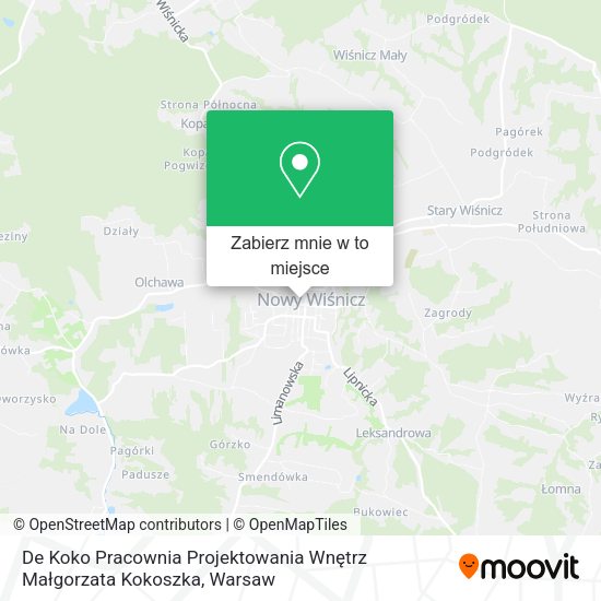 Mapa De Koko Pracownia Projektowania Wnętrz Małgorzata Kokoszka