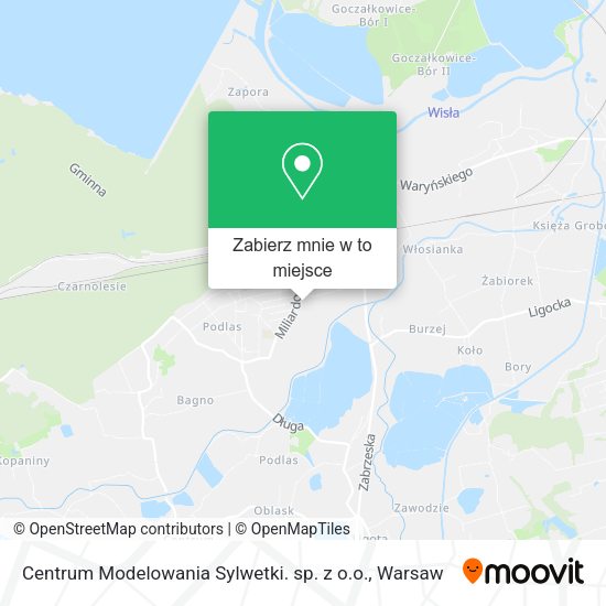 Mapa Centrum Modelowania Sylwetki. sp. z o.o.