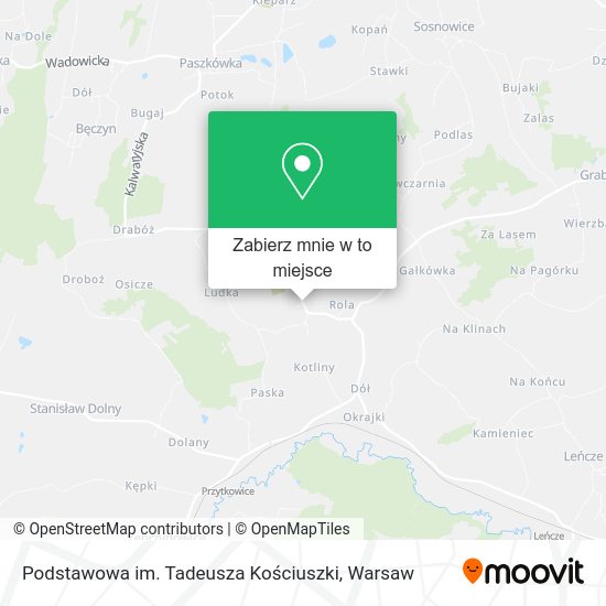 Mapa Podstawowa im. Tadeusza Kościuszki