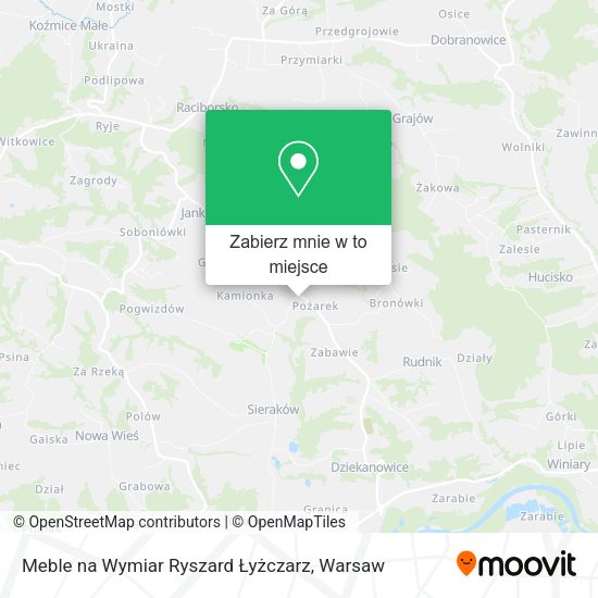 Mapa Meble na Wymiar Ryszard Łyżczarz