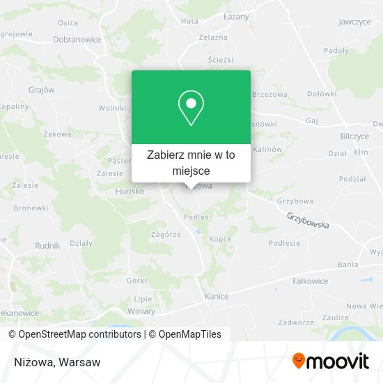 Mapa Niżowa