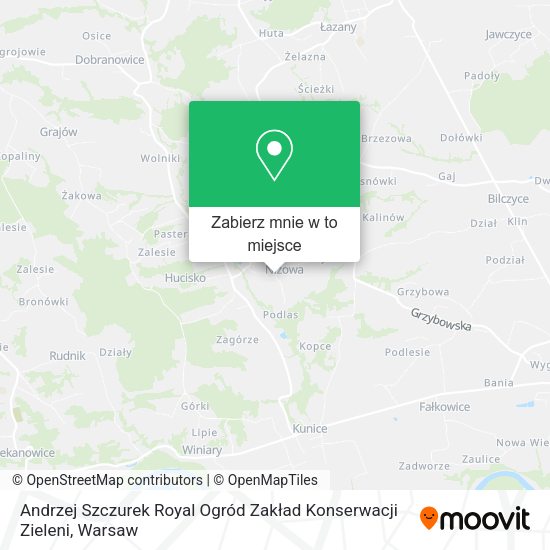 Mapa Andrzej Szczurek Royal Ogród Zakład Konserwacji Zieleni