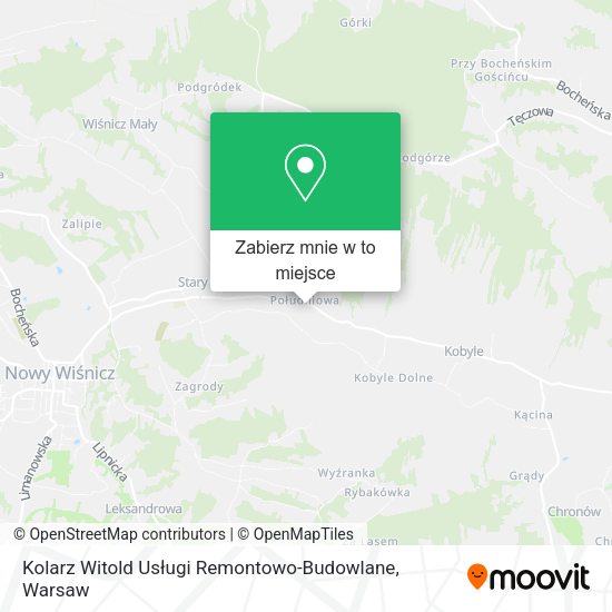 Mapa Kolarz Witold Usługi Remontowo-Budowlane