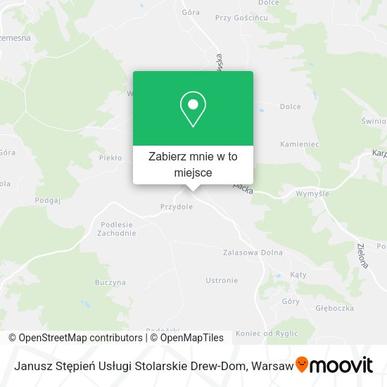 Mapa Janusz Stępień Usługi Stolarskie Drew-Dom