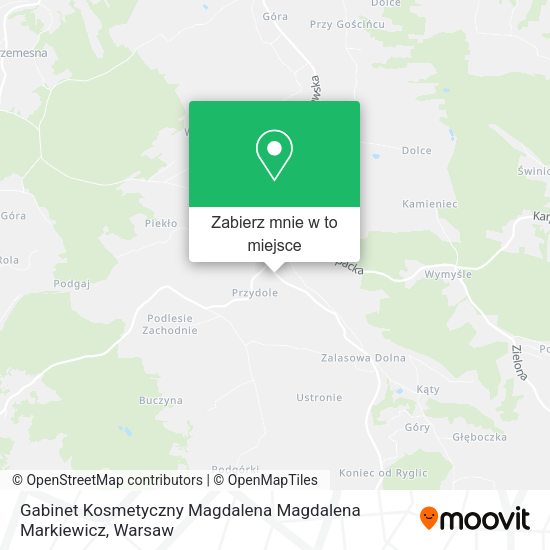 Mapa Gabinet Kosmetyczny Magdalena Magdalena Markiewicz