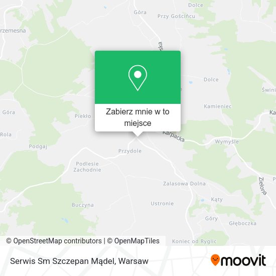 Mapa Serwis Sm Szczepan Mądel