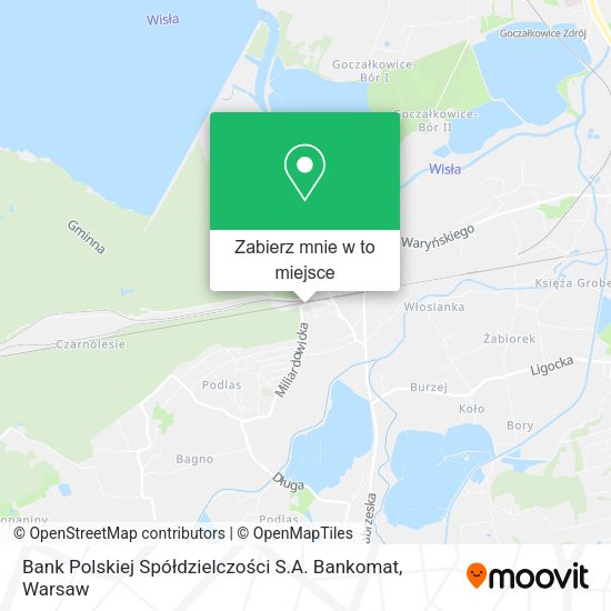 Mapa Bank Polskiej Spółdzielczości S.A. Bankomat