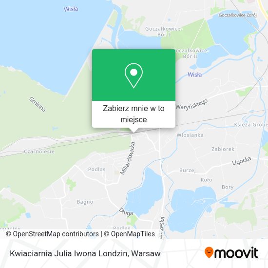 Mapa Kwiaciarnia Julia Iwona Londzin