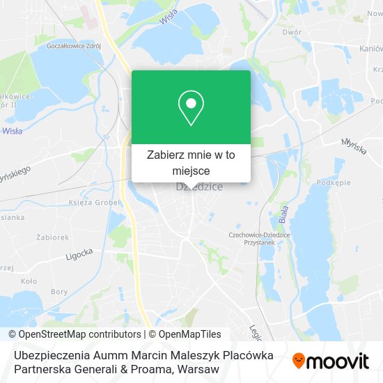 Mapa Ubezpieczenia Aumm Marcin Maleszyk Placówka Partnerska Generali & Proama