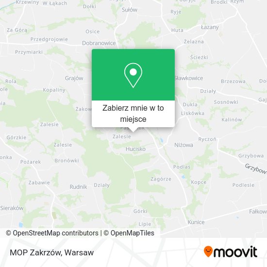 Mapa MOP Zakrzów