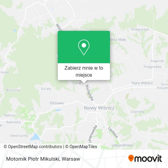 Mapa Motomik Piotr Mikulski