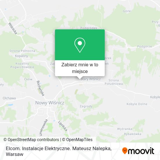 Mapa Elcom. Instalacje Elektryczne. Mateusz Nalepka