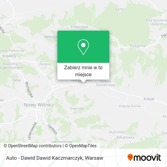 Mapa Auto - Dawid Dawid Kaczmarczyk