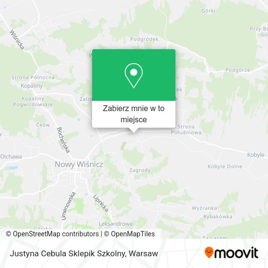 Mapa Justyna Cebula Sklepik Szkolny