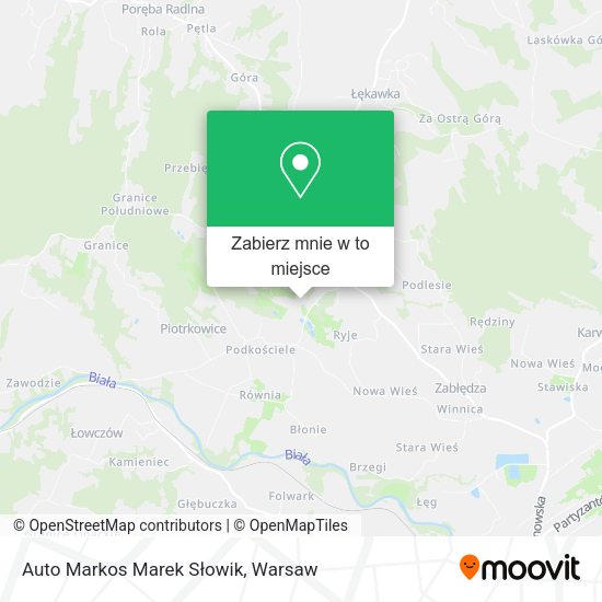 Mapa Auto Markos Marek Słowik