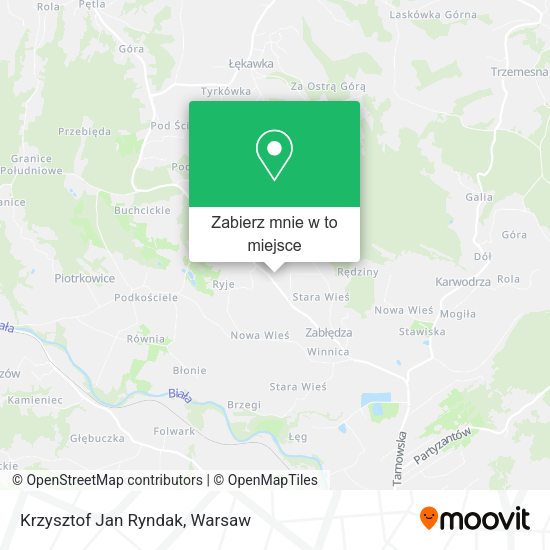 Mapa Krzysztof Jan Ryndak