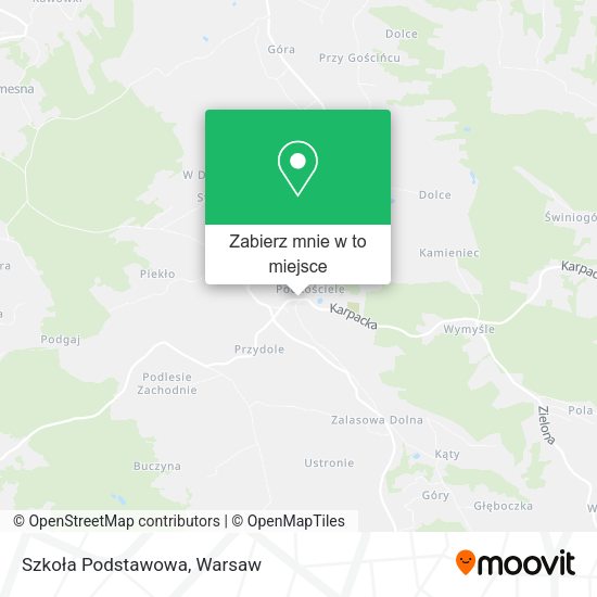 Mapa Szkoła Podstawowa