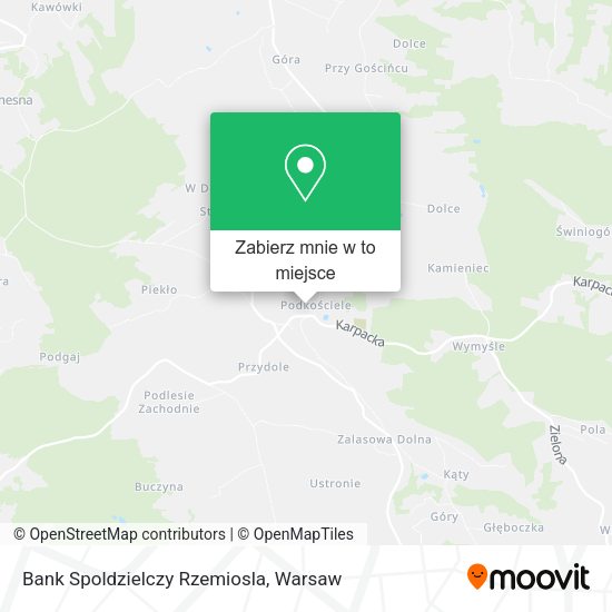 Mapa Bank Spoldzielczy Rzemiosla