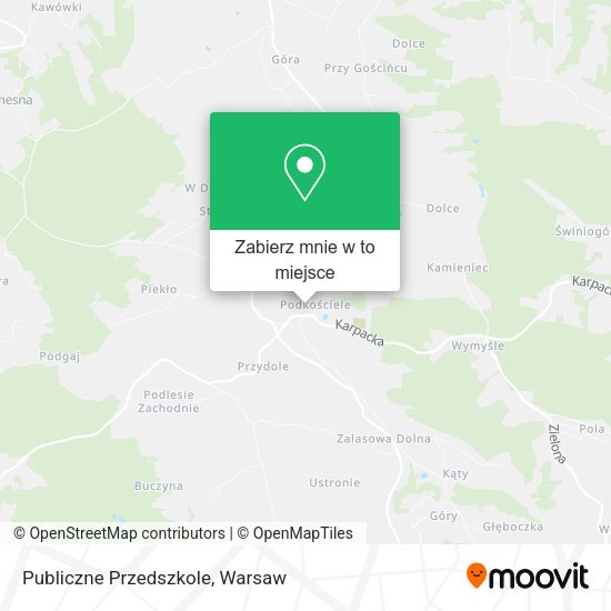 Mapa Publiczne Przedszkole