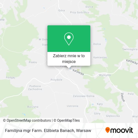 Mapa Familijna mgr Farm. Elżbieta Banach