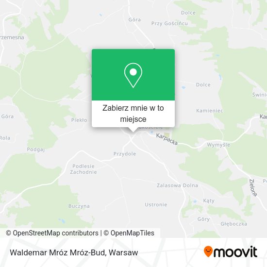 Mapa Waldemar Mróz Mróz-Bud