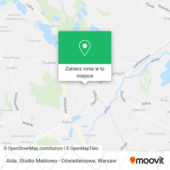 Mapa Alda. Studio Meblowo - Oświetleniowe