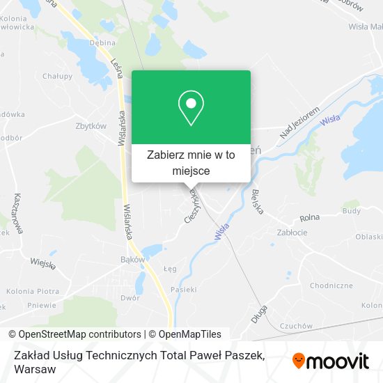 Mapa Zakład Usług Technicznych Total Paweł Paszek