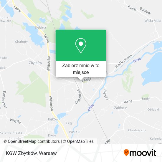 Mapa KGW Zbytków