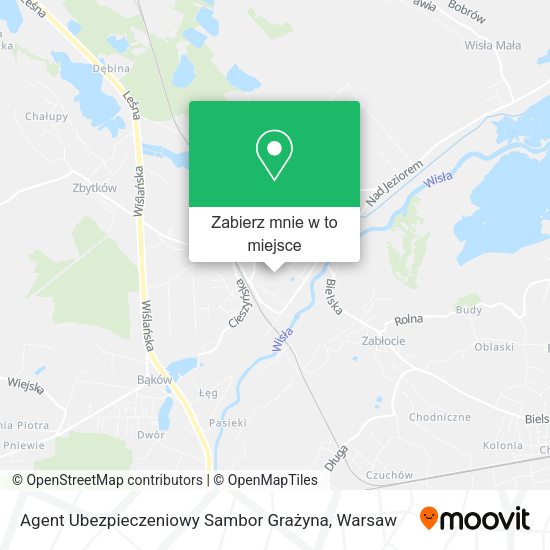 Mapa Agent Ubezpieczeniowy Sambor Grażyna