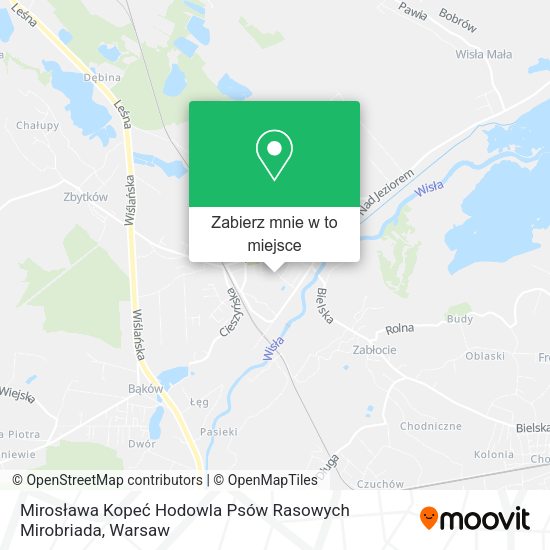 Mapa Mirosława Kopeć Hodowla Psów Rasowych Mirobriada