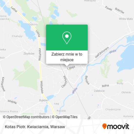 Mapa Kotas Piotr. Kwiaciarnia