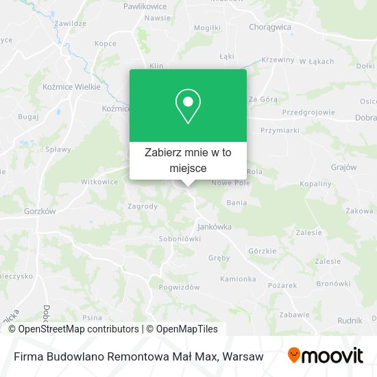 Mapa Firma Budowlano Remontowa Mał Max