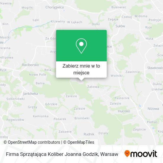 Mapa Firma Sprzątająca Koliber Joanna Godzik