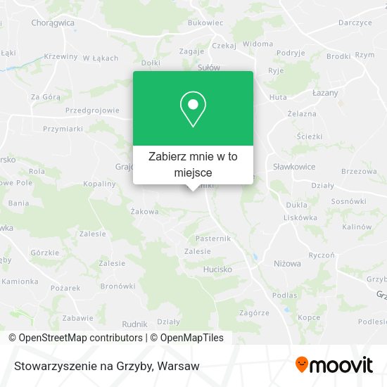 Mapa Stowarzyszenie na Grzyby