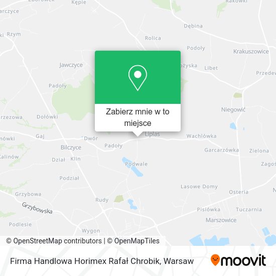 Mapa Firma Handlowa Horimex Rafał Chrobik