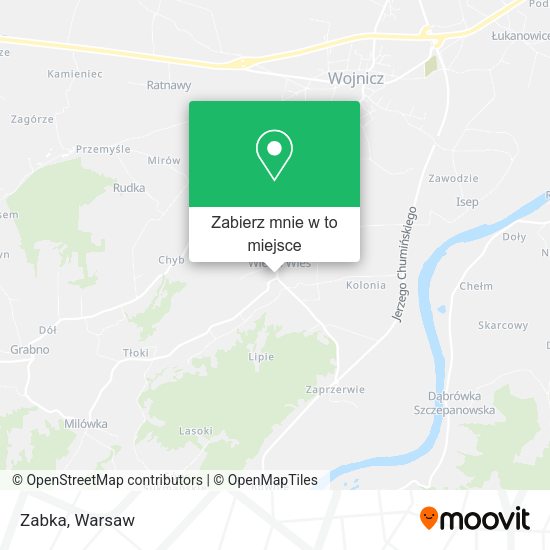 Mapa Zabka