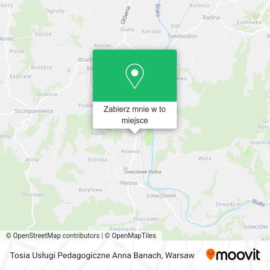 Mapa Tosia Usługi Pedagogiczne Anna Banach