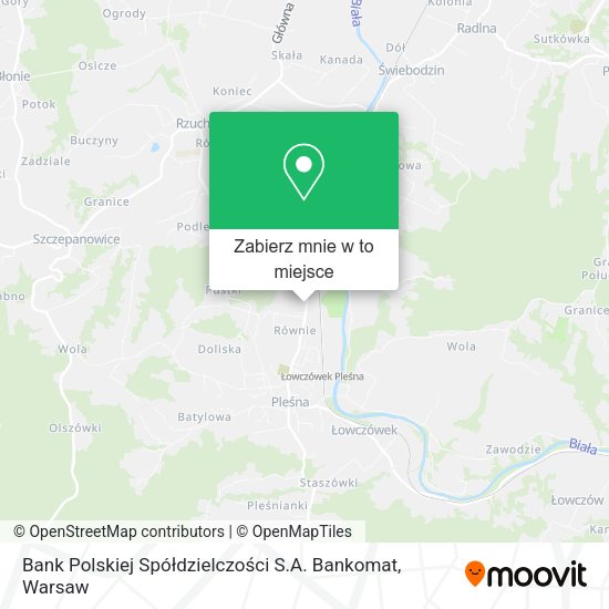 Mapa Bank Polskiej Spółdzielczości S.A. Bankomat